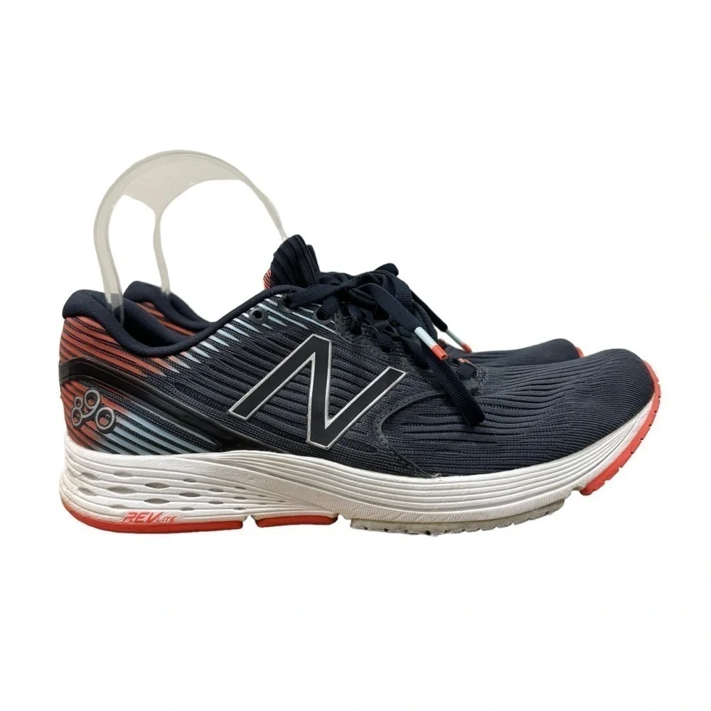 New Balance 890 Navy Blue & Orange Running‎ Shoes 9
